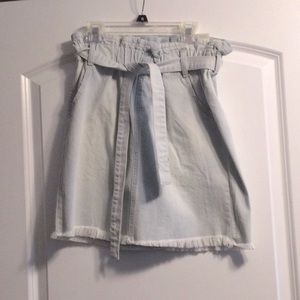 NWT High Waist Jean Skirt